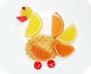 creative marmalade fruit jelly sweet food
