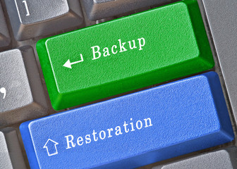 Keys for backup and restoration