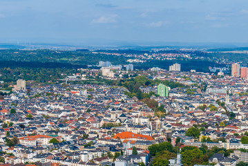 Frankfurt from above, Germany