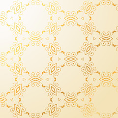 luxury golden floral decoration background