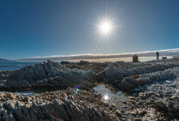 Photographer at Kaikoura Beach