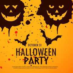 halloween party grunge background
