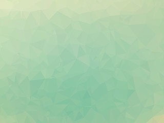 Green triangle abstract background