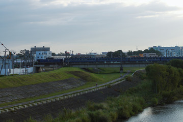 Fototapeta na wymiar 札幌市の電車