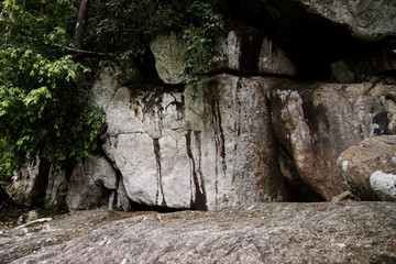 surface of the stone background.
