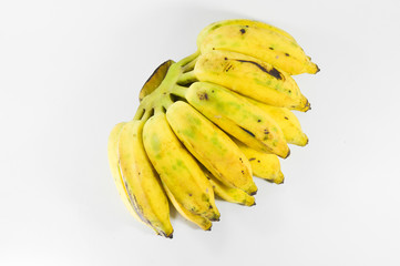 Bananas isolated on white background 