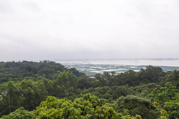 Fototapeta premium Guangzhou Panyu Lotus Mountain Scenic