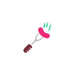 Sausage Icon Vector