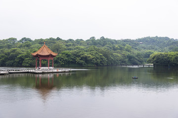 Fototapeta na wymiar Guangzhou Panyu Lotus Mountain Scenic