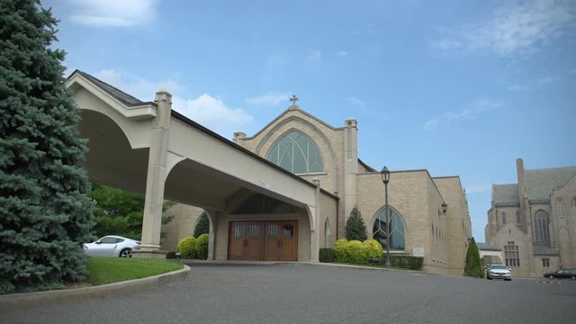 Religious building on a sunny day