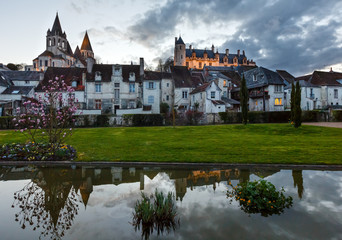 Fototapeta premium The Royal City of Loches (France).