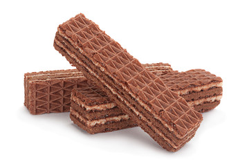 Sweet chocolate wafers
