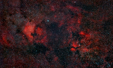 Nebulosity around Cygnus Constellation including North America N
