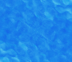 Plasticine finger textured blue background 