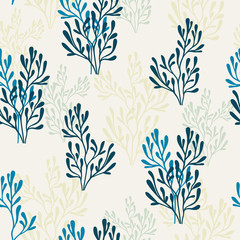 Fototapeta premium Seamless pattern with flora element.