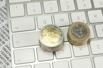 Computer, Geld und Buchhaltung