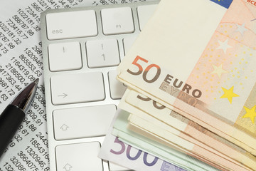 Computer, Geld und Buchhaltung