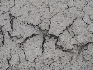 Crazing of the earth