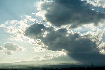 Clouded Mountain (Mr.Fuji)