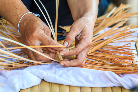 Bamboo weaving by handmade