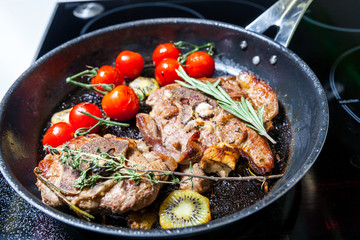 Meat with vegetables