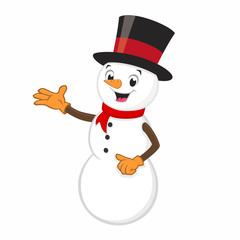 Cartoon Snowman