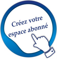 bouton créer votre espace abonné