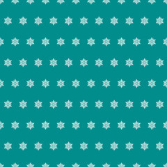 Snowflake vector pattern