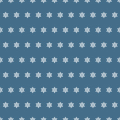 Snowflake vector pattern