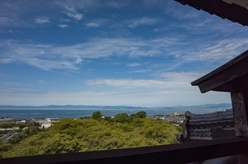 彦根城からの琵琶湖