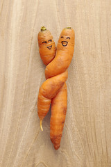 Twisted Carrot Couple