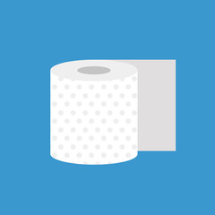 Toilet paper - paper product used in sanitary and hygienic purposes