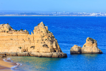 Atlantic rocky coast (Ponta da Piedade, Lagos, Algarve, Portugal