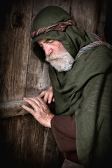 Apostle Peter in shame after denying Jesus