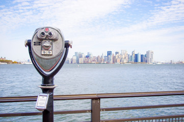 Manhattan from Liberty Island