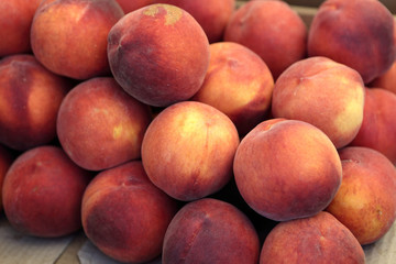 Peaches in box
