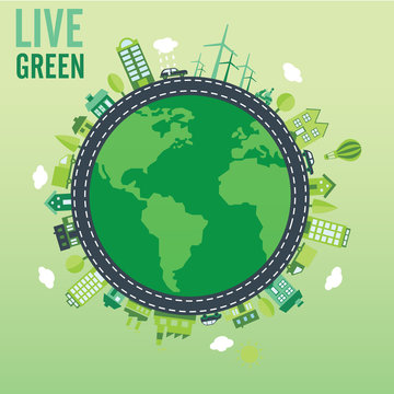 Live green information.