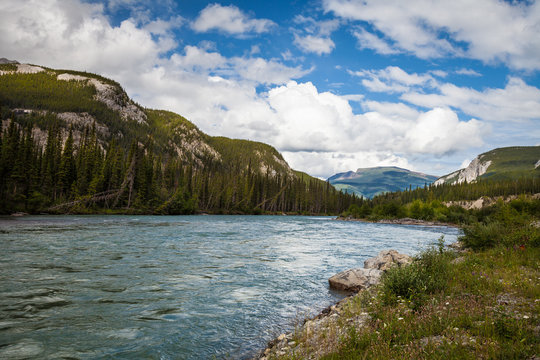 Toad River- British Columbia- CA- This image was created along the Toad River in British Columbia, Canada.
