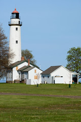 Pointe aux Barques Lighthouse, built in 1848