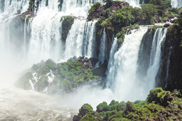 The amazing Iguazu waterfalls in Brazil