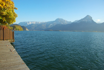 The lake of Sankt Wolfgang