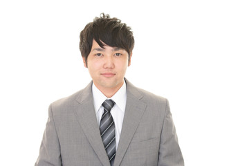 笑顔のビジネスマン