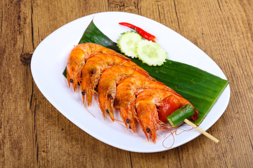 Prawn skewer