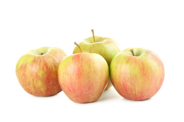 Sweet apples isolated on a white background