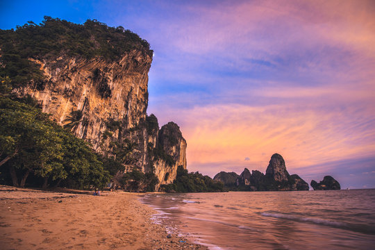 Beautiful Tonsai beach in Krabi province, Thailand