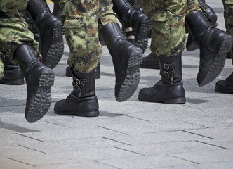 Military boots