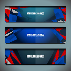 Business Banners Background Design, vector illustration