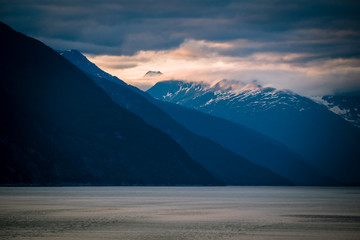 Mountains Along Alaska's Inside Passage