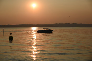 tramonto persone al tramonto guardare il tramonto cigno al tramonto mare lago estate spettacolo natura sole, 