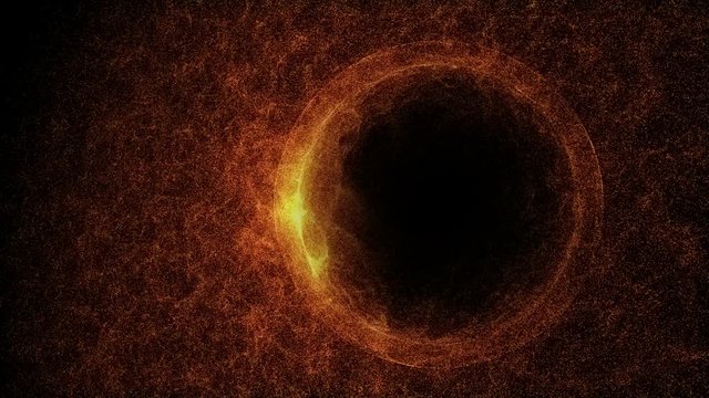A 10 second loop of glowing particles floating around a ring. Loopable with Matte. HD 1080. the particles are much finer and the colors are much more deeper than this low res sample.